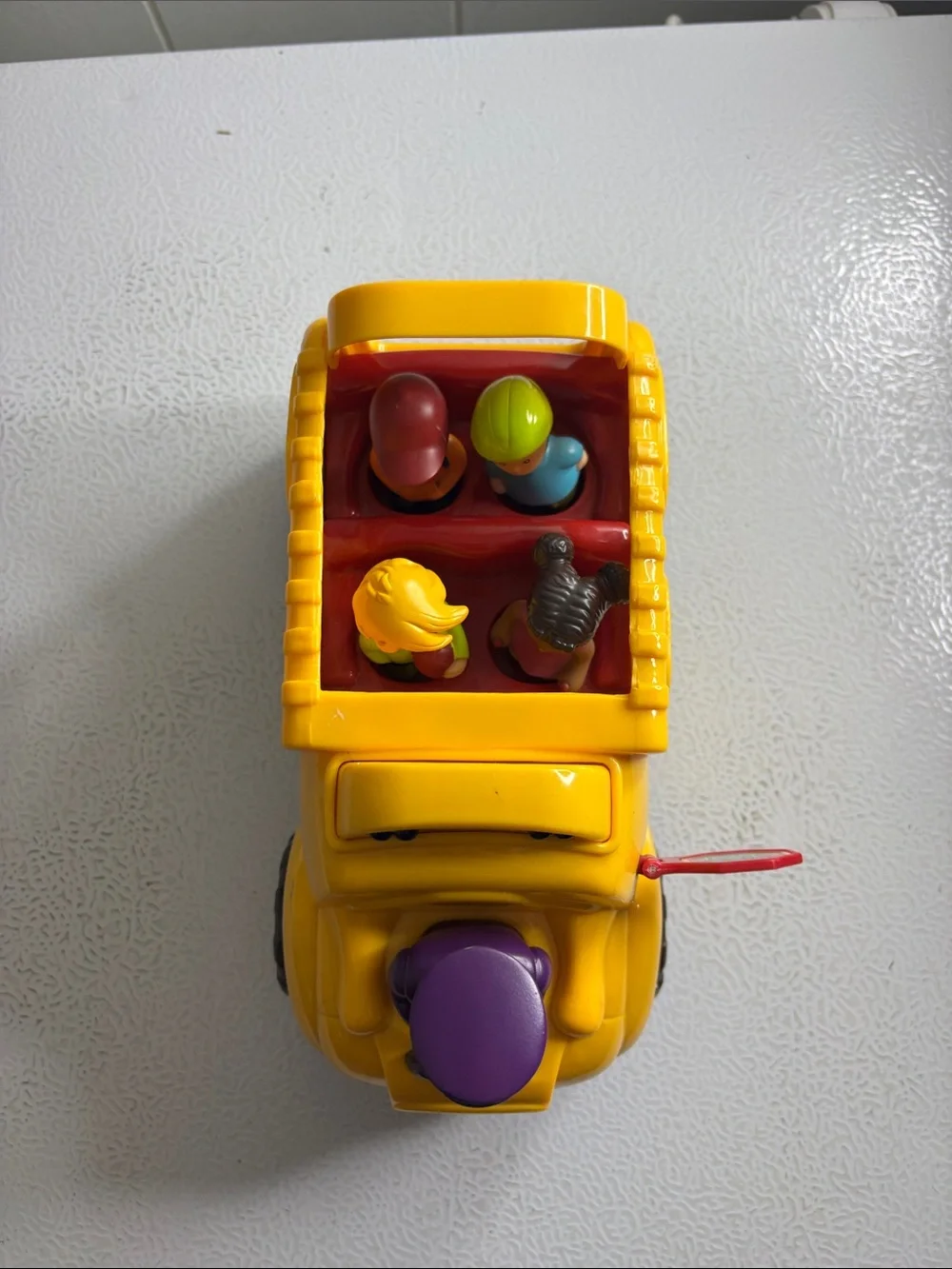 Boogie Bus Yellow Kids Toy Bus with Figures